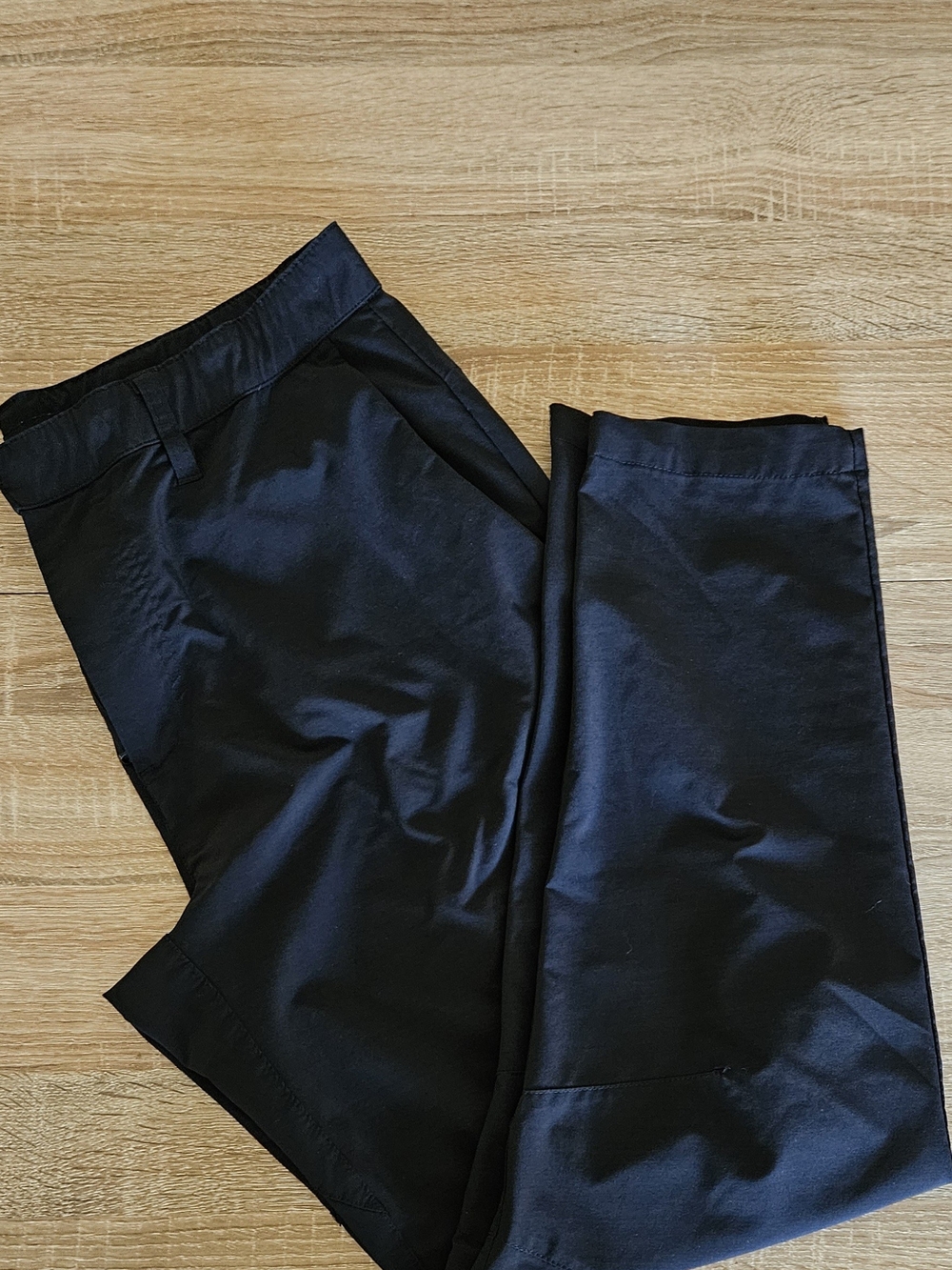 Fabletics - Black Womens Athletic Dress Pants - Straight Leg -large